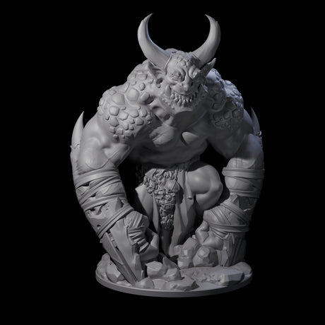 Thunderous Demon Lord Miniature for Dungeons and Dragons, Pathfinder or other TTRPGs