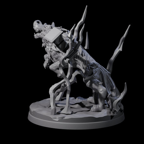 Thunderous Nordic Wolf Miniature for Dungeons and Dragons, Pathfinder or other TTRPGs