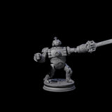 Ticking Clockwork Soldier A Miniature for Dungeons and Dragons, Pathfinder or other TTRPGs