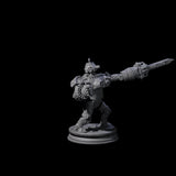 Ticking Clockwork Soldier A Miniature for Dungeons and Dragons, Pathfinder or other TTRPGs