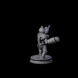 Ticking Clockwork Soldier A Miniature for Dungeons and Dragons, Pathfinder or other TTRPGs