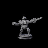 Ticking Clockwork Soldier A Miniature for Dungeons and Dragons, Pathfinder or other TTRPGs