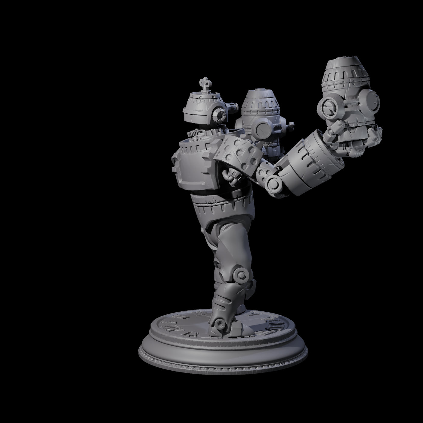 Ticking Clockwork Soldier B Miniature for Dungeons and Dragons, Pathfinder or other TTRPGs