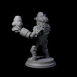 Ticking Clockwork Soldier B Miniature for Dungeons and Dragons, Pathfinder or other TTRPGs