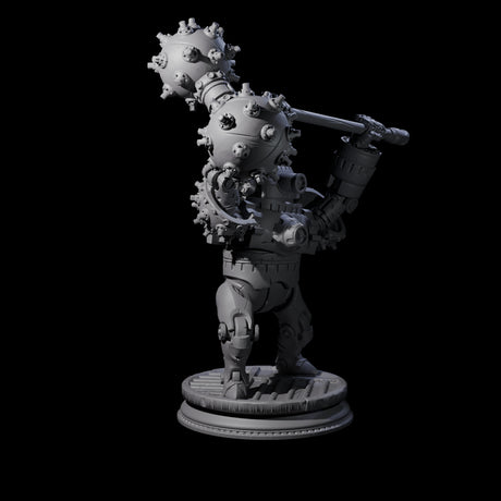 Ticking Clockwork Soldier C Miniature for Dungeons and Dragons, Pathfinder or other TTRPGs
