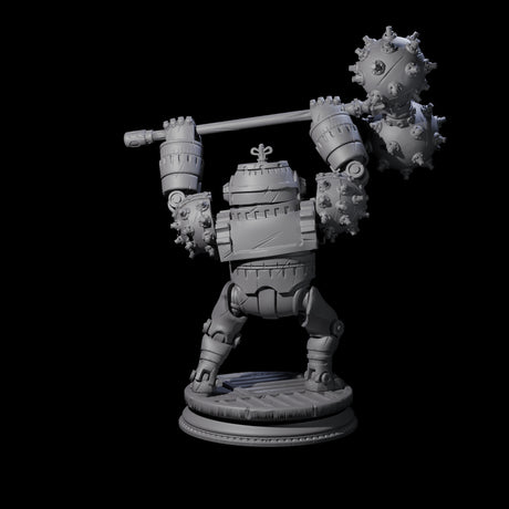 Ticking Clockwork Soldier C Miniature for Dungeons and Dragons, Pathfinder or other TTRPGs
