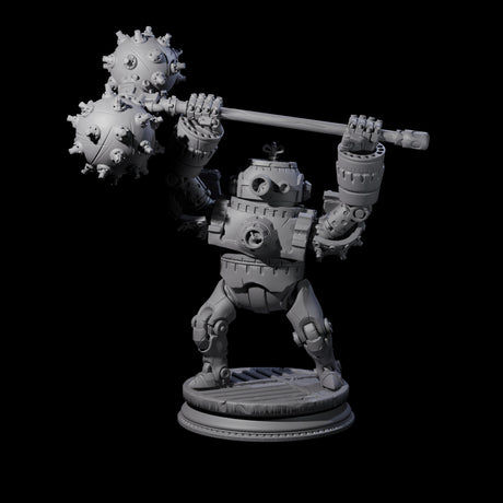 Ticking Clockwork Soldier C Miniature for Dungeons and Dragons, Pathfinder or other TTRPGs