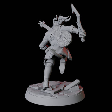 Tiefling Bard A Miniature for Dungeons and Dragons, Pathfinder or other TTRPGs
