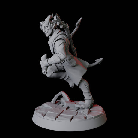Tiefling Bard A Miniature for Dungeons and Dragons, Pathfinder or other TTRPGs