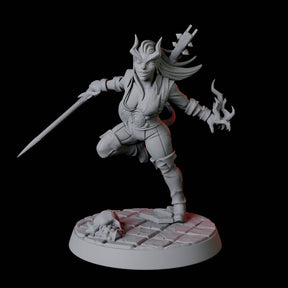 Tiefling Bard D Miniature for Dungeons and Dragons, Pathfinder or other TTRPGs