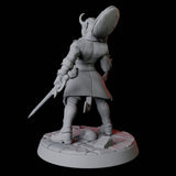 Tiefling Bard E Miniature for Dungeons and Dragons, Pathfinder or other TTRPGs