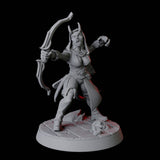 Tiefling Fighter F Miniature for Dungeons and Dragons, Pathfinder or other TTRPGs