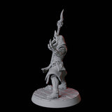 Tiefling Magic Caster C Miniature for Dungeons and Dragons, Pathfinder or other TTRPGs
