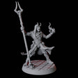 Tiefling Magic Caster C Miniature for Dungeons and Dragons, Pathfinder or other TTRPGs