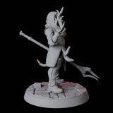 Tiefling Magic Caster E Miniature for Dungeons and Dragons, Pathfinder or other TTRPGs