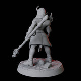 Tiefling Magic Caster E Miniature for Dungeons and Dragons, Pathfinder or other TTRPGs