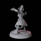 Tiefling Monk F Miniature for Dungeons and Dragons, Pathfinder or other TTRPGs