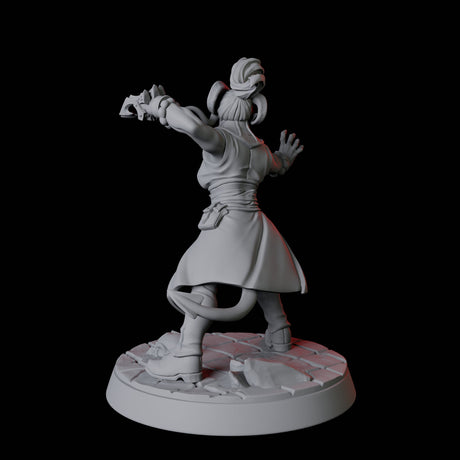Tiefling Monk F Miniature for Dungeons and Dragons, Pathfinder or other TTRPGs