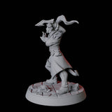Tiefling Monk F Miniature for Dungeons and Dragons, Pathfinder or other TTRPGs