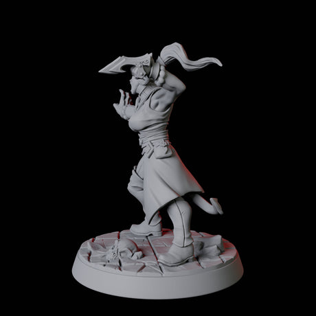 Tiefling Monk F Miniature for Dungeons and Dragons, Pathfinder or other TTRPGs