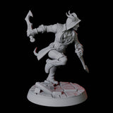 Tiefling Rogue A Miniature for Dungeons and Dragons, Pathfinder or other TTRPGs