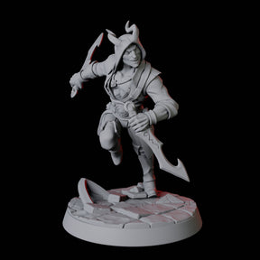 Tiefling Rogue A Miniature for Dungeons and Dragons, Pathfinder or other TTRPGs