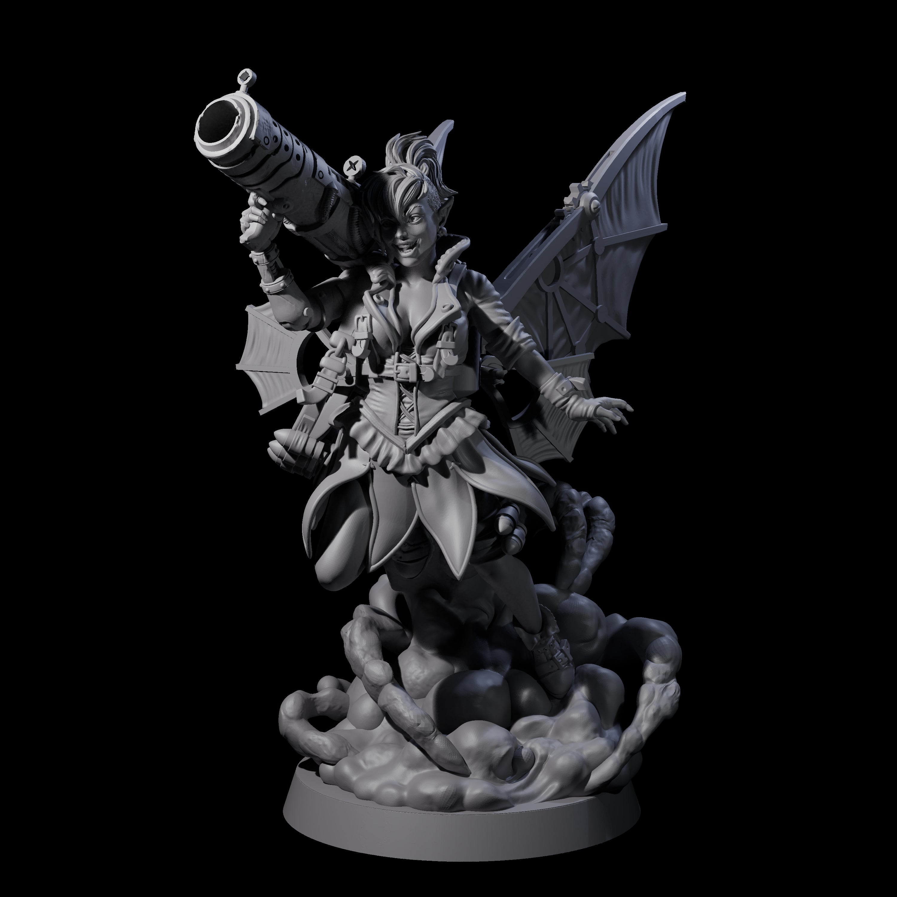 Tina - The Mad Artificer Miniature for Dungeons and Dragons, Pathfinder or other TTRPGs