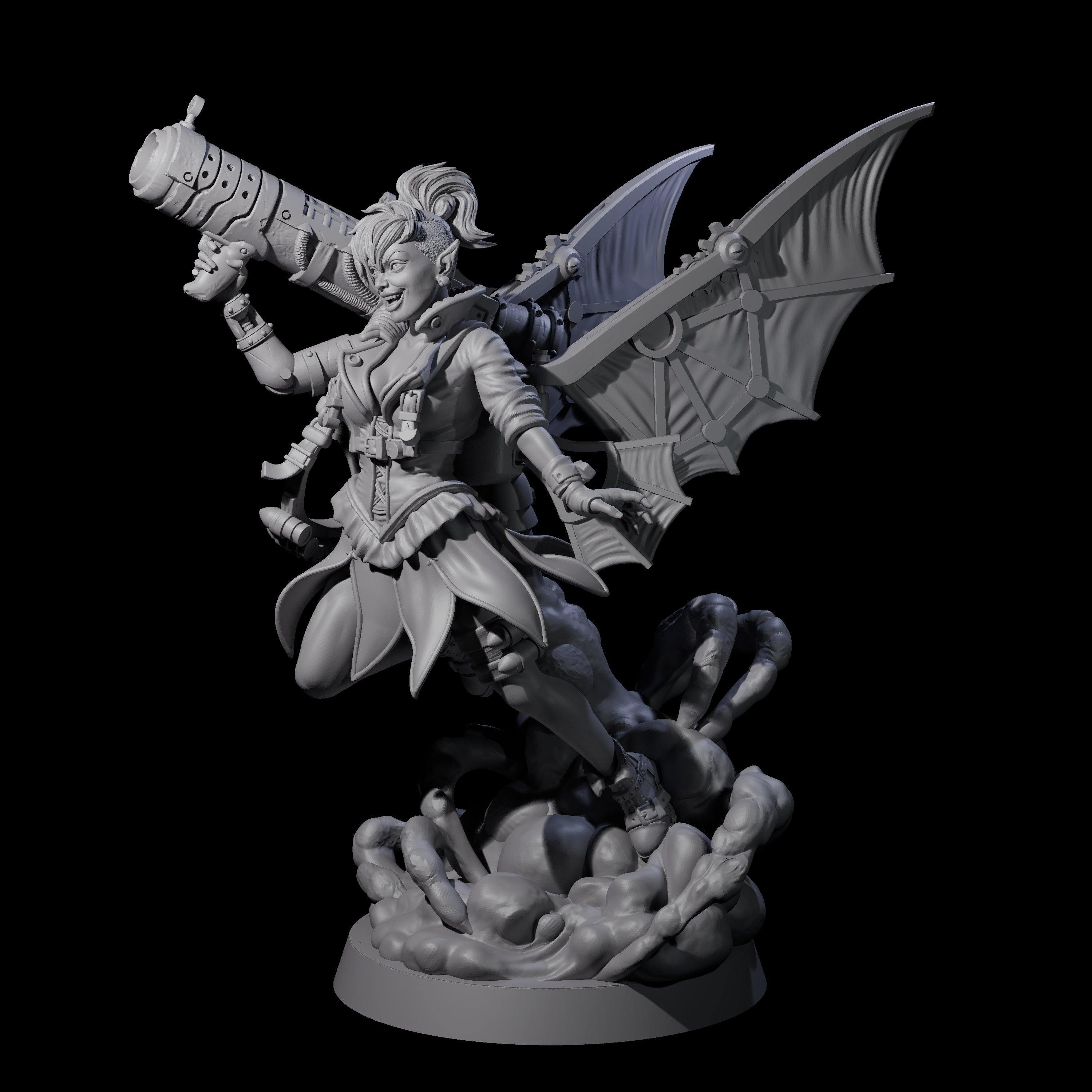 Tina - The Mad Artificer Miniature for Dungeons and Dragons, Pathfinder or other TTRPGs