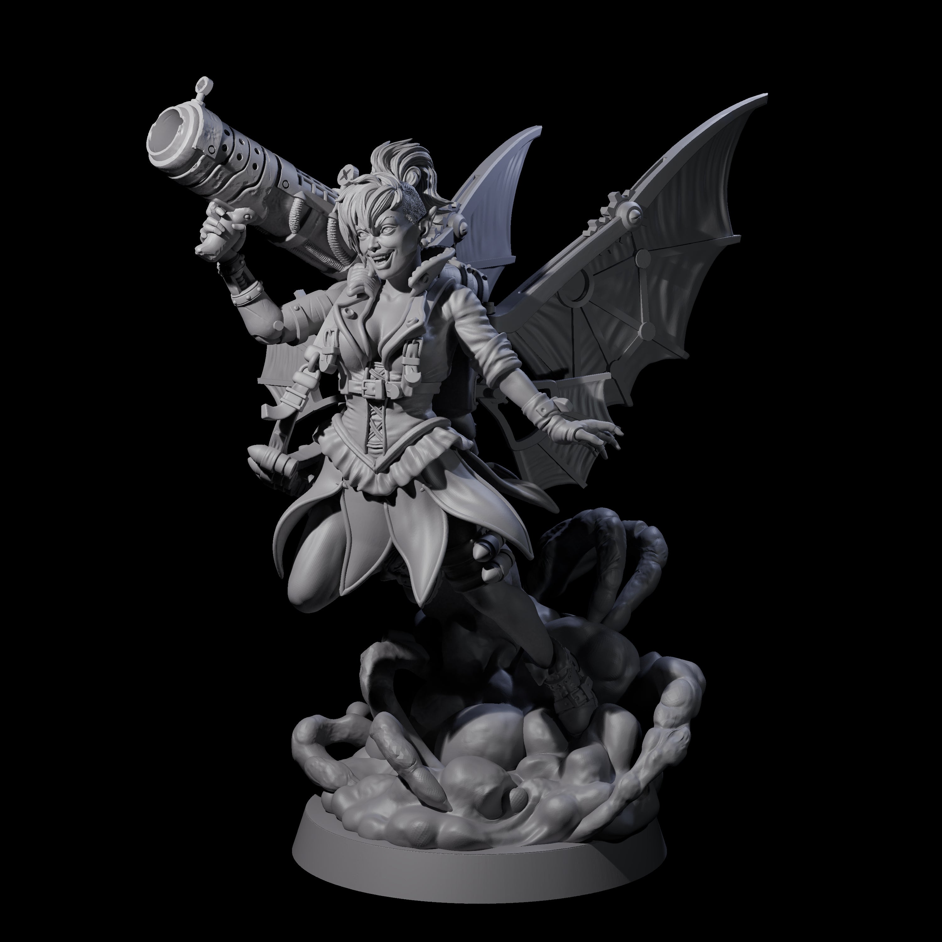 Tina - The Mad Artificer Miniature for Dungeons and Dragons, Pathfinder or other TTRPGs