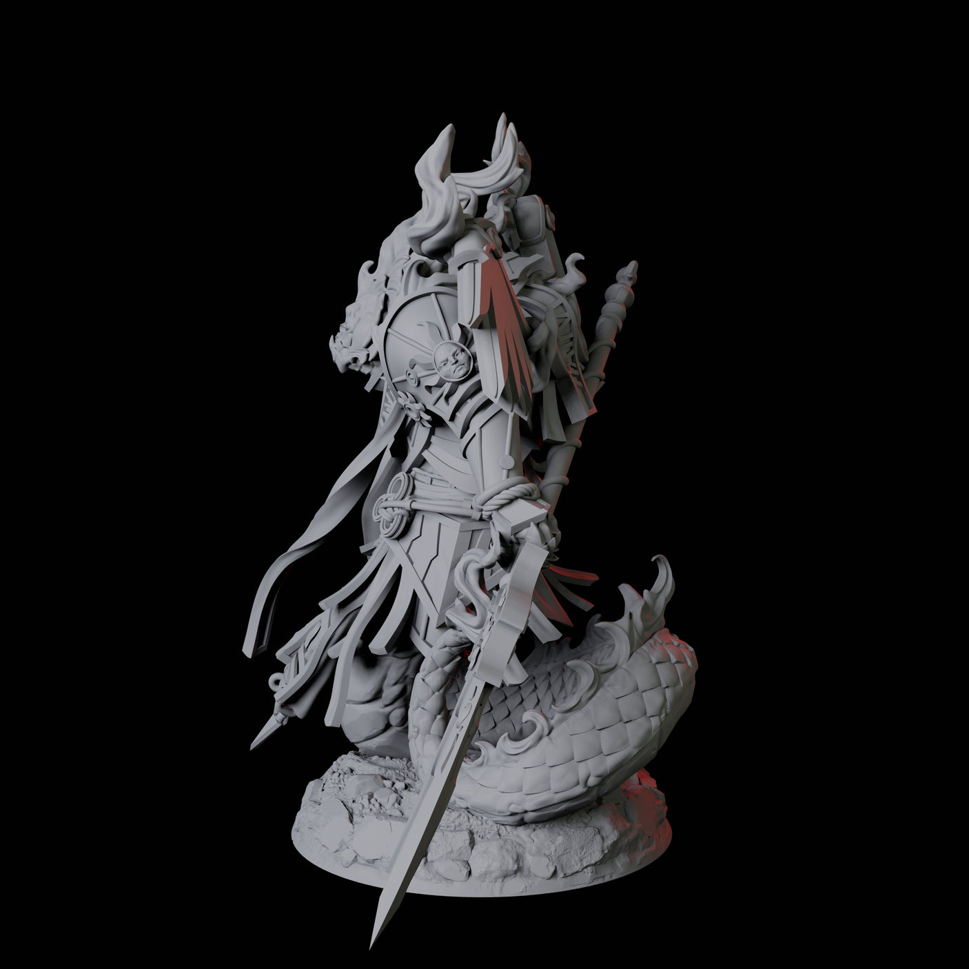 Tinkering Yuan-Ti Abomination Artificer Miniature for Dungeons and Dragons, Pathfinder or other TTRPGs