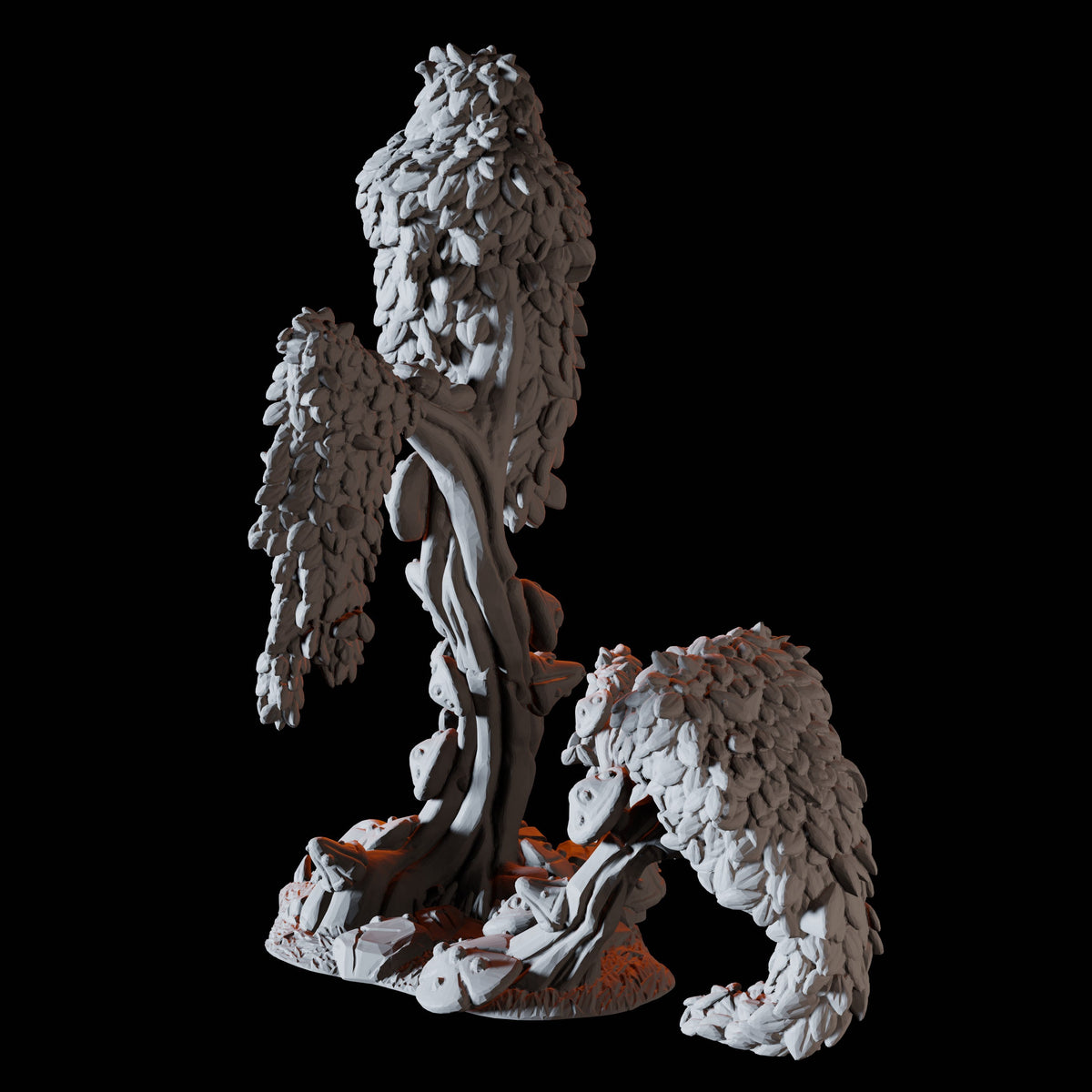 Tiny Tree Mushroom Miniature for Dungeons and Dragons, Pathfinder or other TTRPGs