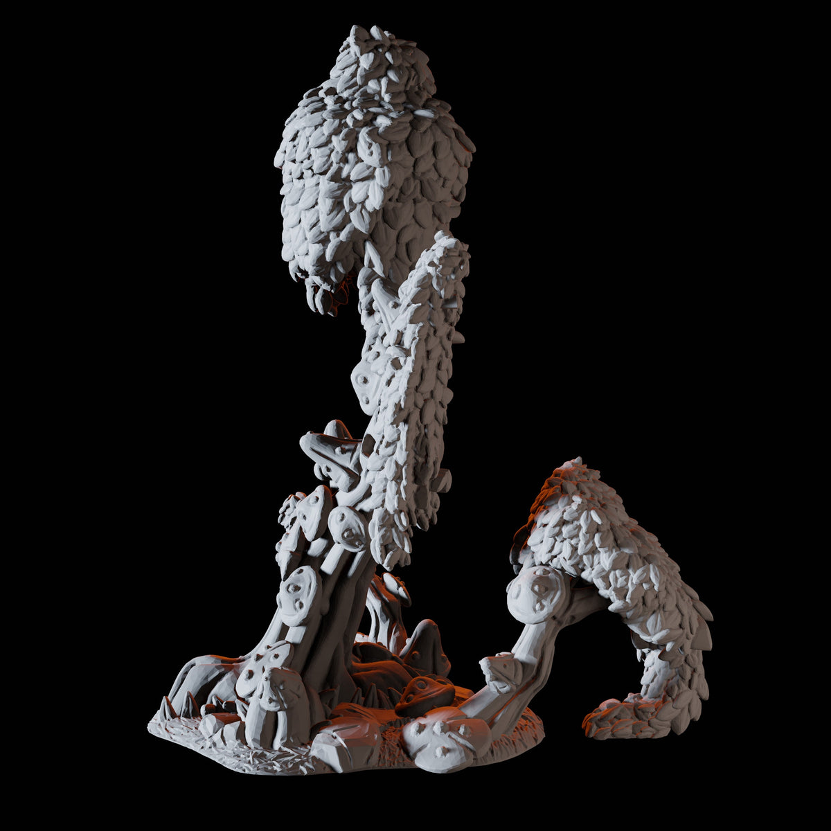 Tiny Tree Mushroom Miniature for Dungeons and Dragons, Pathfinder or other TTRPGs
