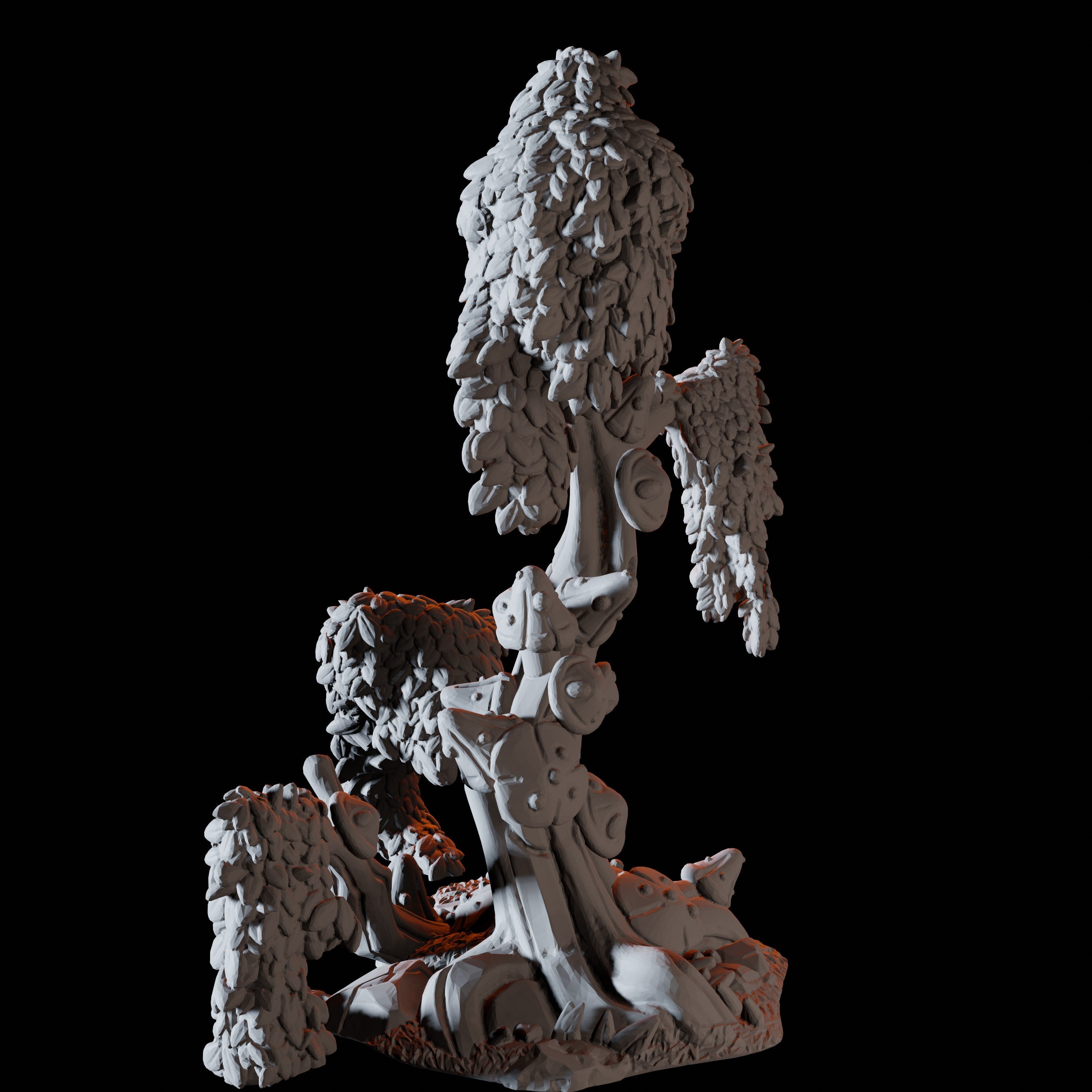 Tiny Tree Mushroom Miniature for Dungeons and Dragons, Pathfinder or other TTRPGs