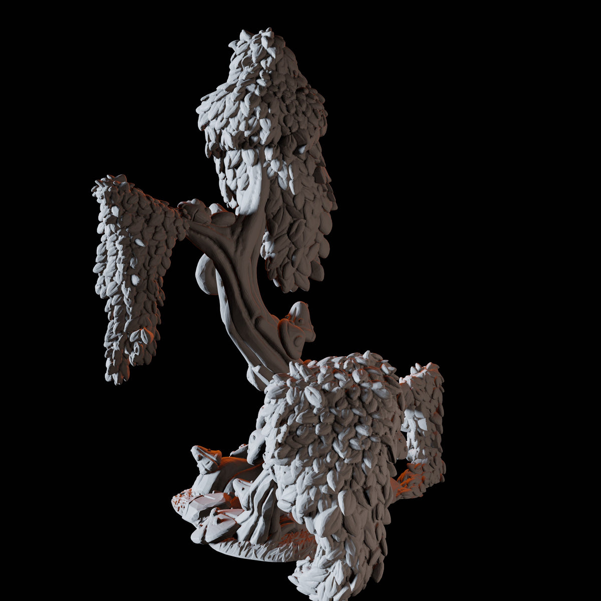 Tiny Tree Mushroom Miniature for Dungeons and Dragons, Pathfinder or other TTRPGs