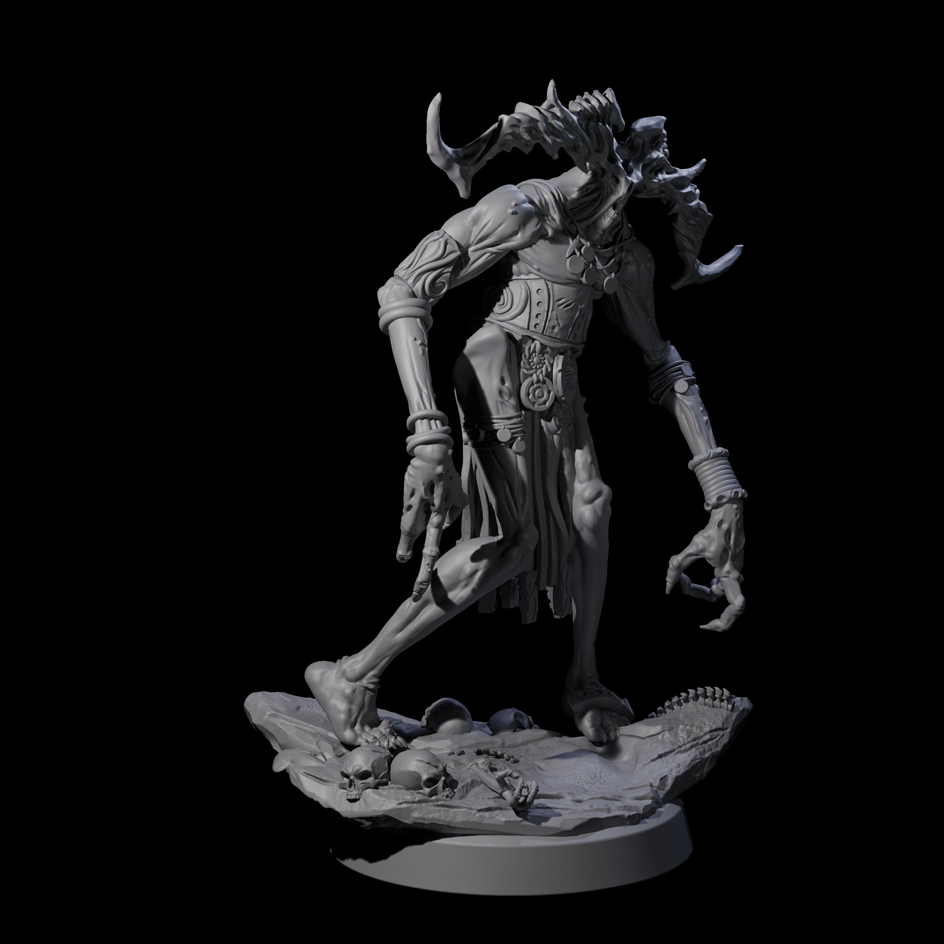 Toiling Horror Miniature for Dungeons and Dragons, Pathfinder or other TTRPGs
