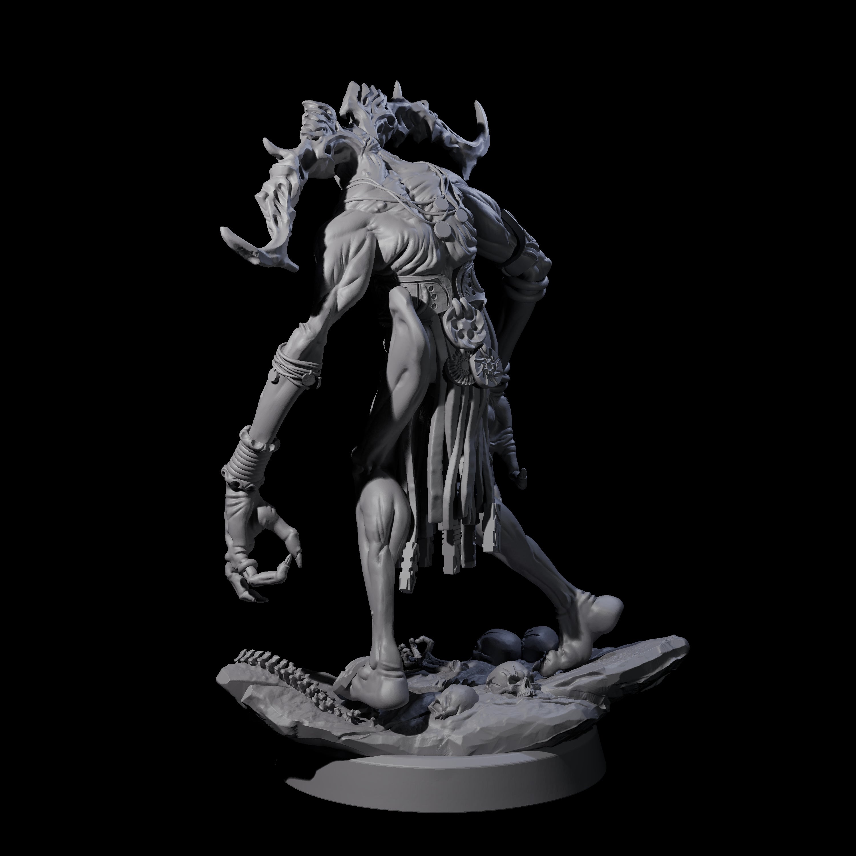 Toiling Horror Miniature for Dungeons and Dragons, Pathfinder or other TTRPGs