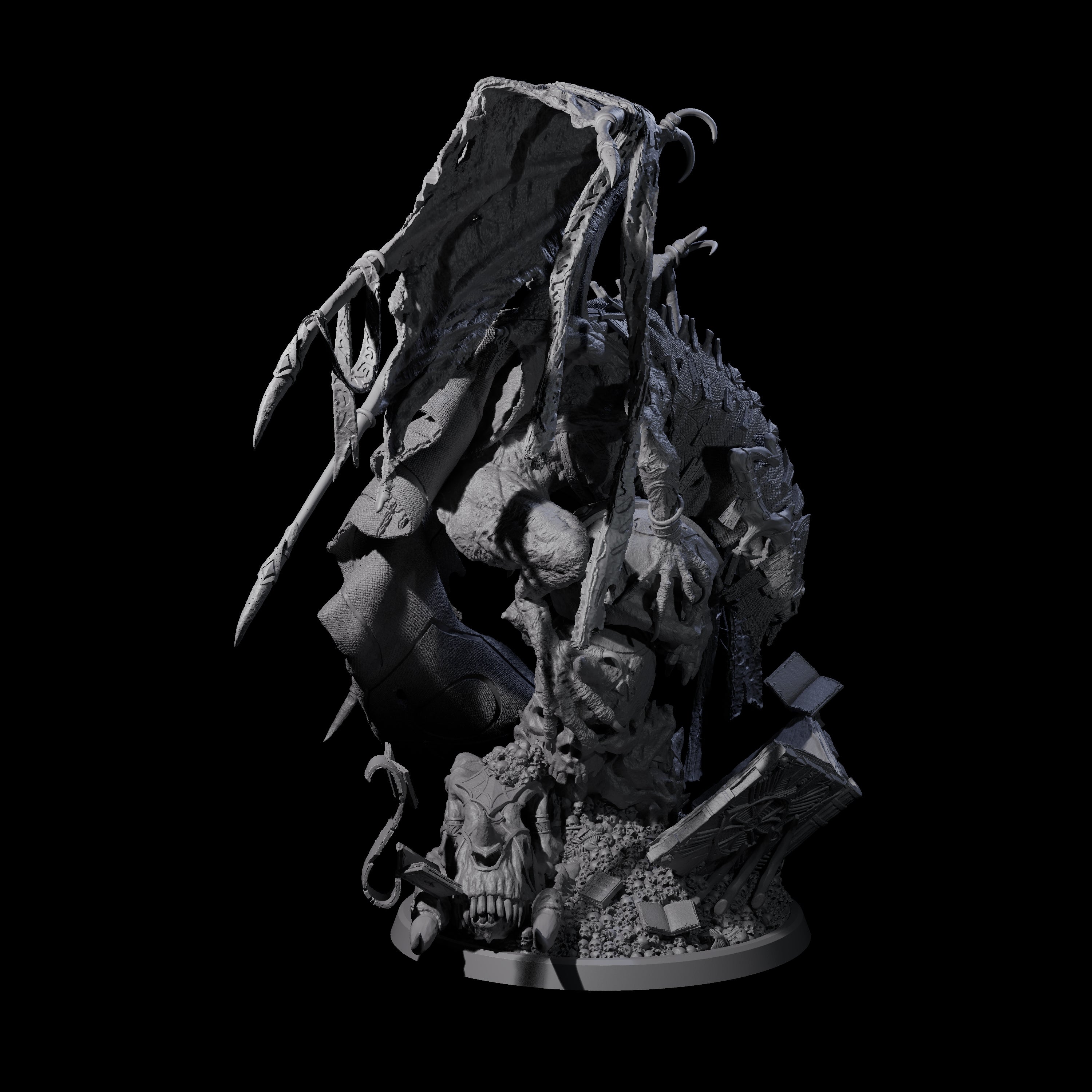 Tome Dragon - Horder of Knowledge Miniature for Dungeons and Dragons, Pathfinder or other TTRPGs