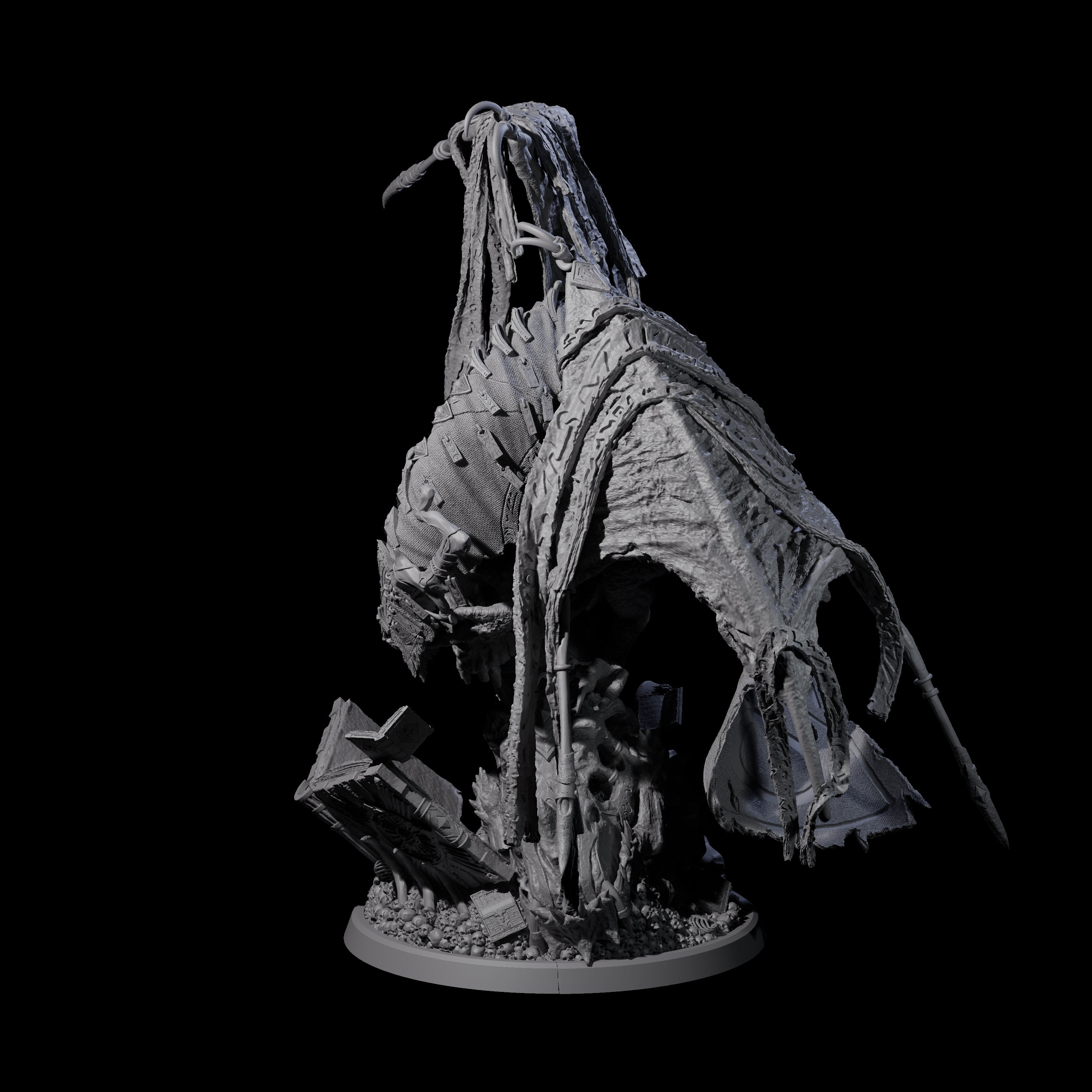 Tome Dragon - Horder of Knowledge Miniature for Dungeons and Dragons, Pathfinder or other TTRPGs