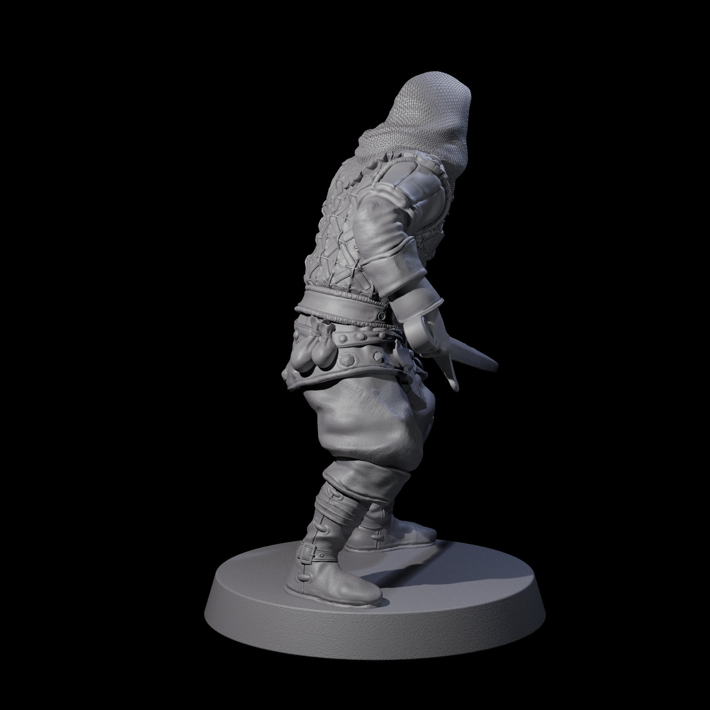 Toothy Bandit A Miniature for Dungeons and Dragons, Pathfinder or other TTRPGs