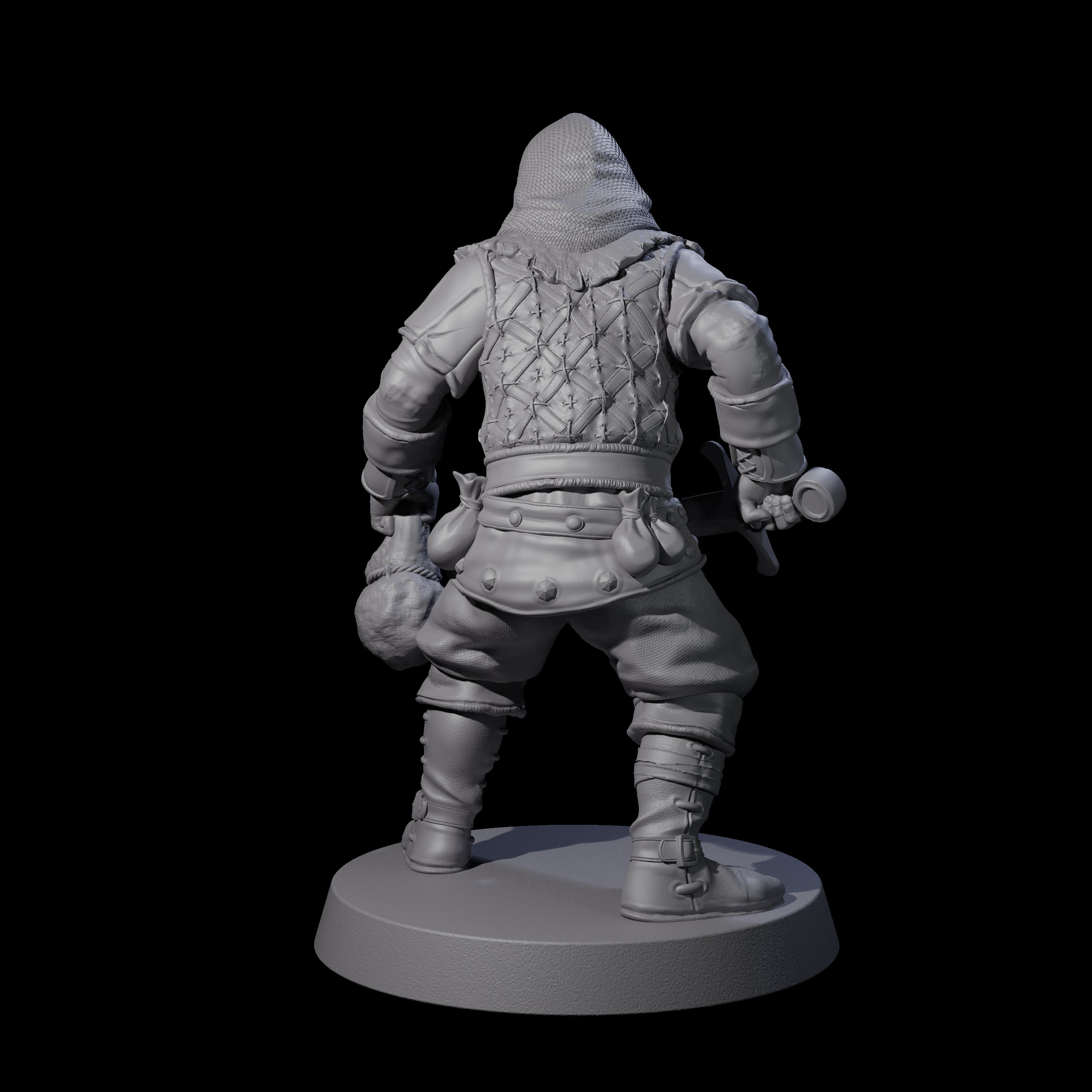 Toothy Bandit A Miniature for Dungeons and Dragons, Pathfinder or other TTRPGs