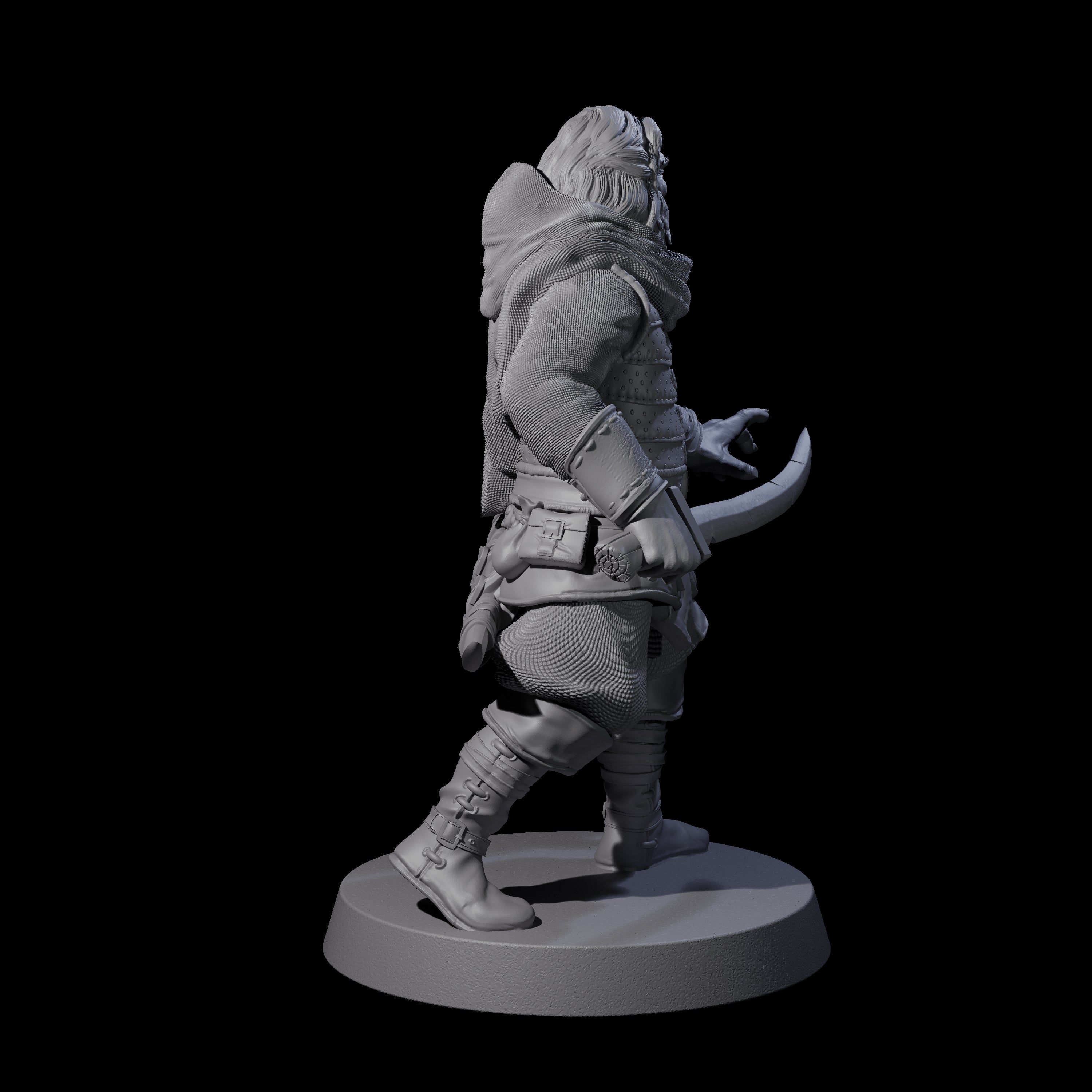 Toothy Bandit B Miniature for Dungeons and Dragons, Pathfinder or other TTRPGs