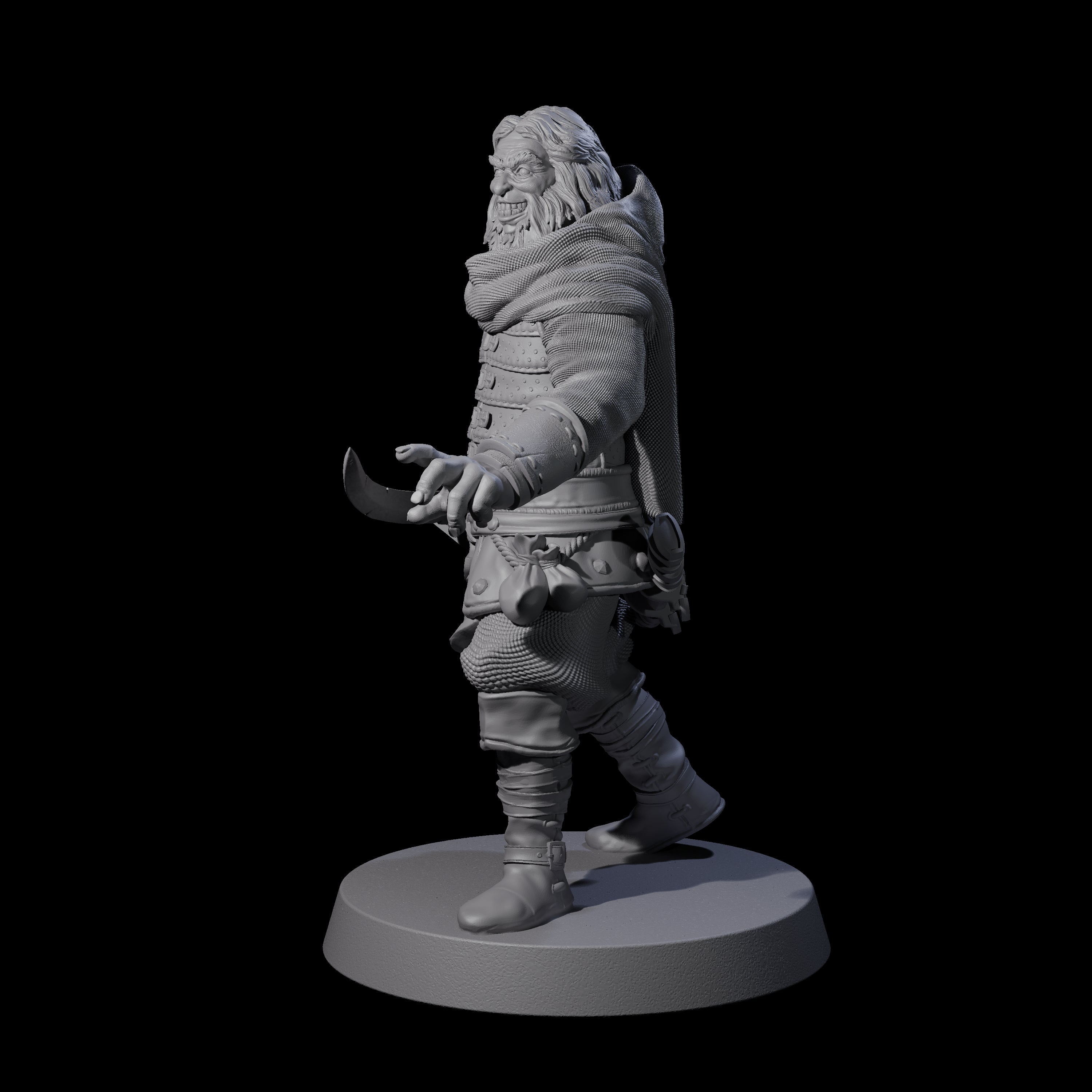 Toothy Bandit B Miniature for Dungeons and Dragons, Pathfinder or other TTRPGs