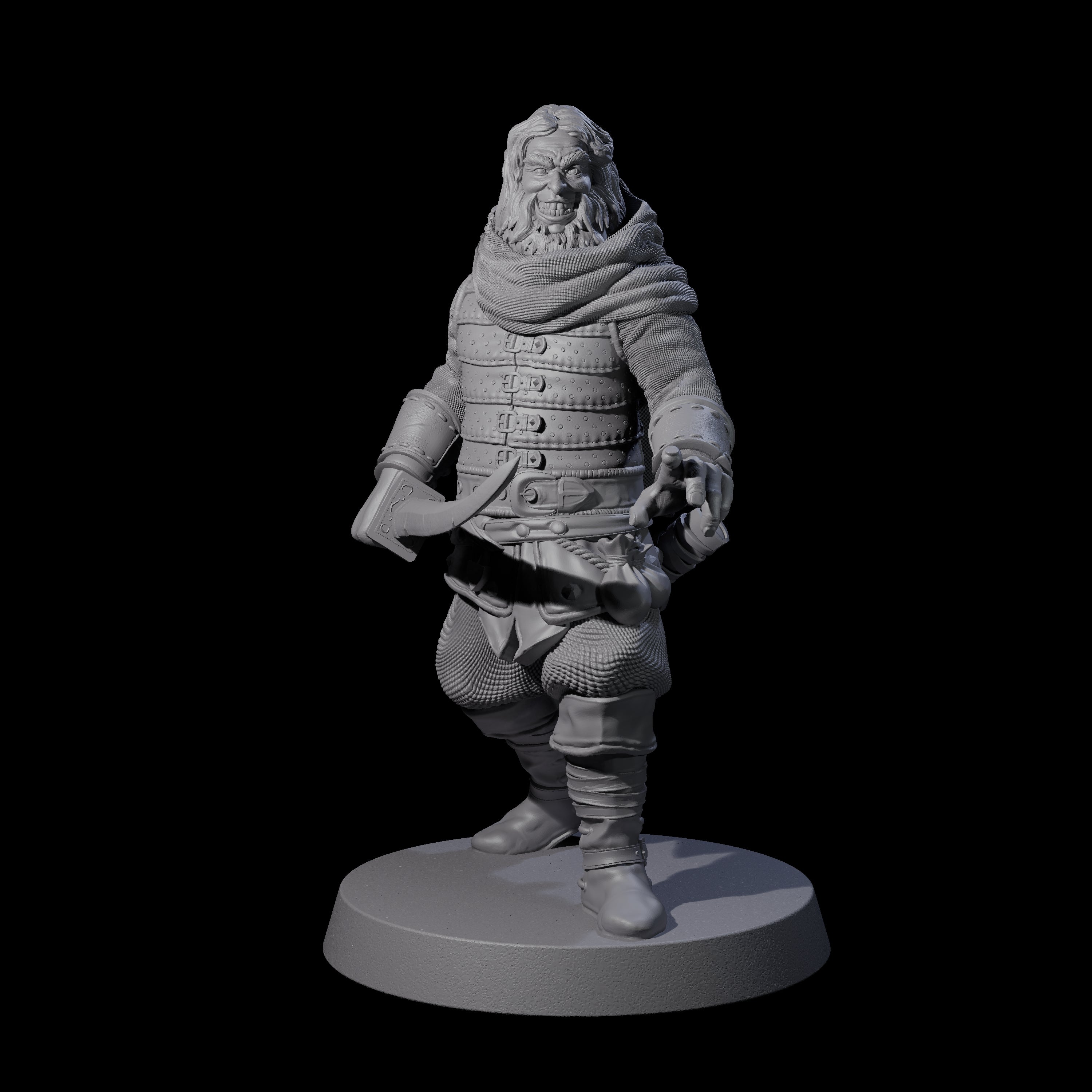 Toothy Bandit B Miniature for Dungeons and Dragons, Pathfinder or other TTRPGs
