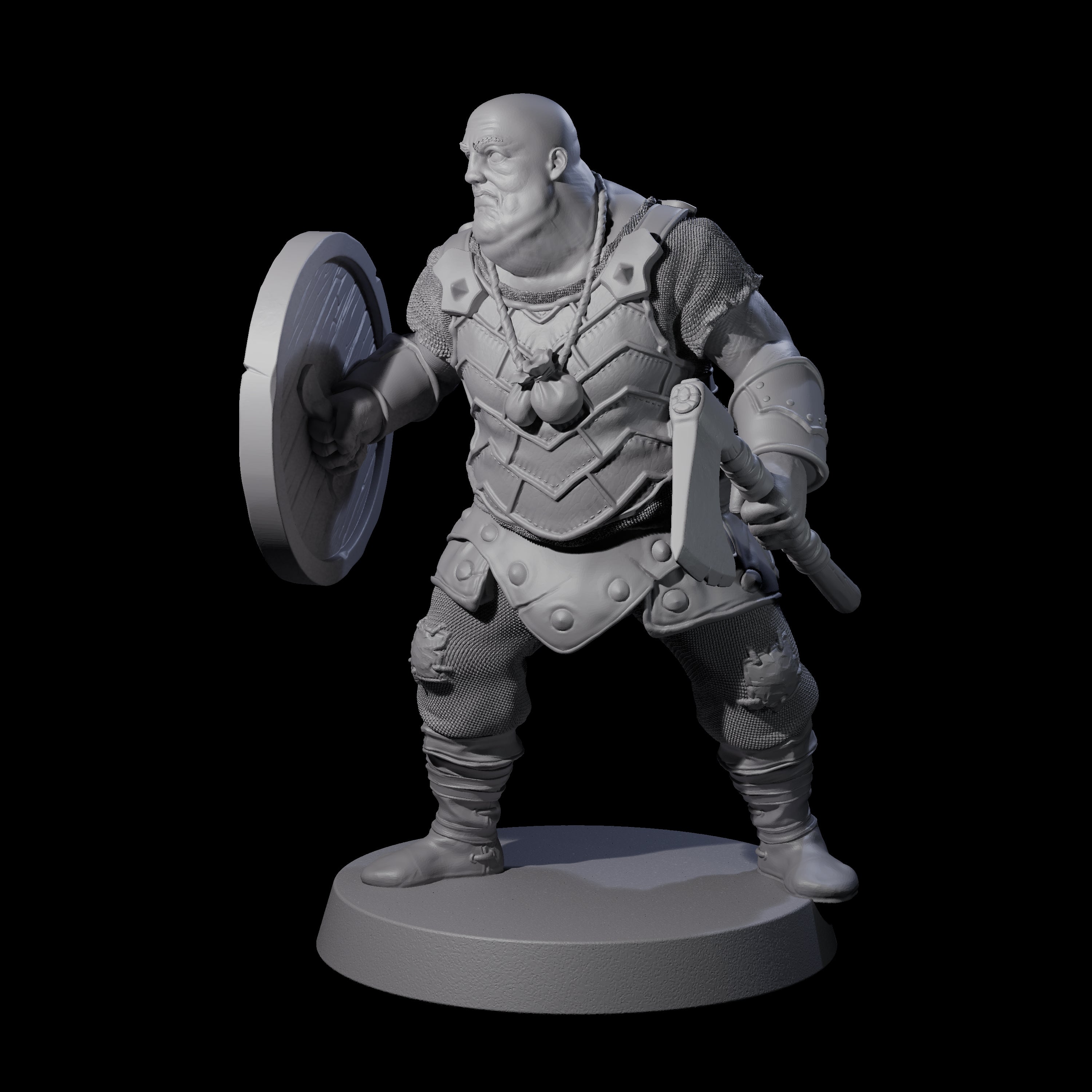 Toothy Bandit D Miniature for Dungeons and Dragons, Pathfinder or other TTRPGs