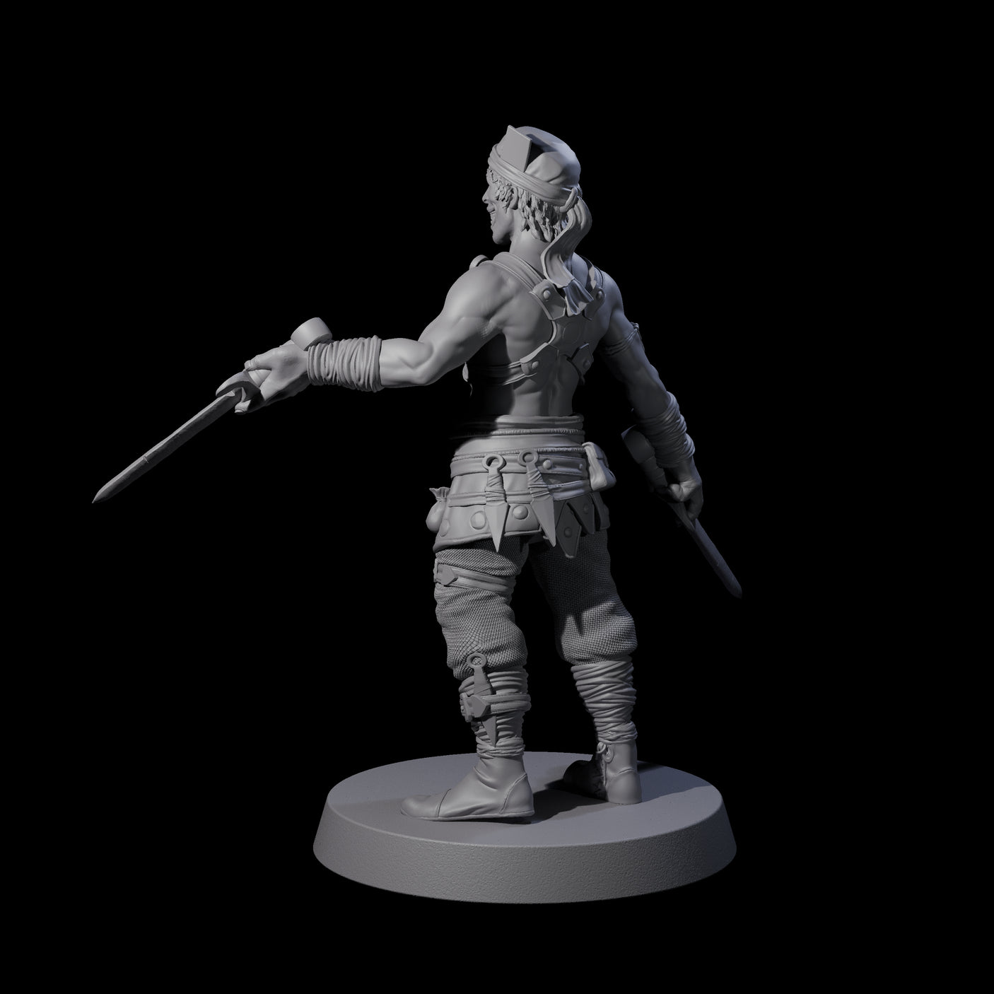 Toothy Bandit E Miniature for Dungeons and Dragons, Pathfinder or other TTRPGs