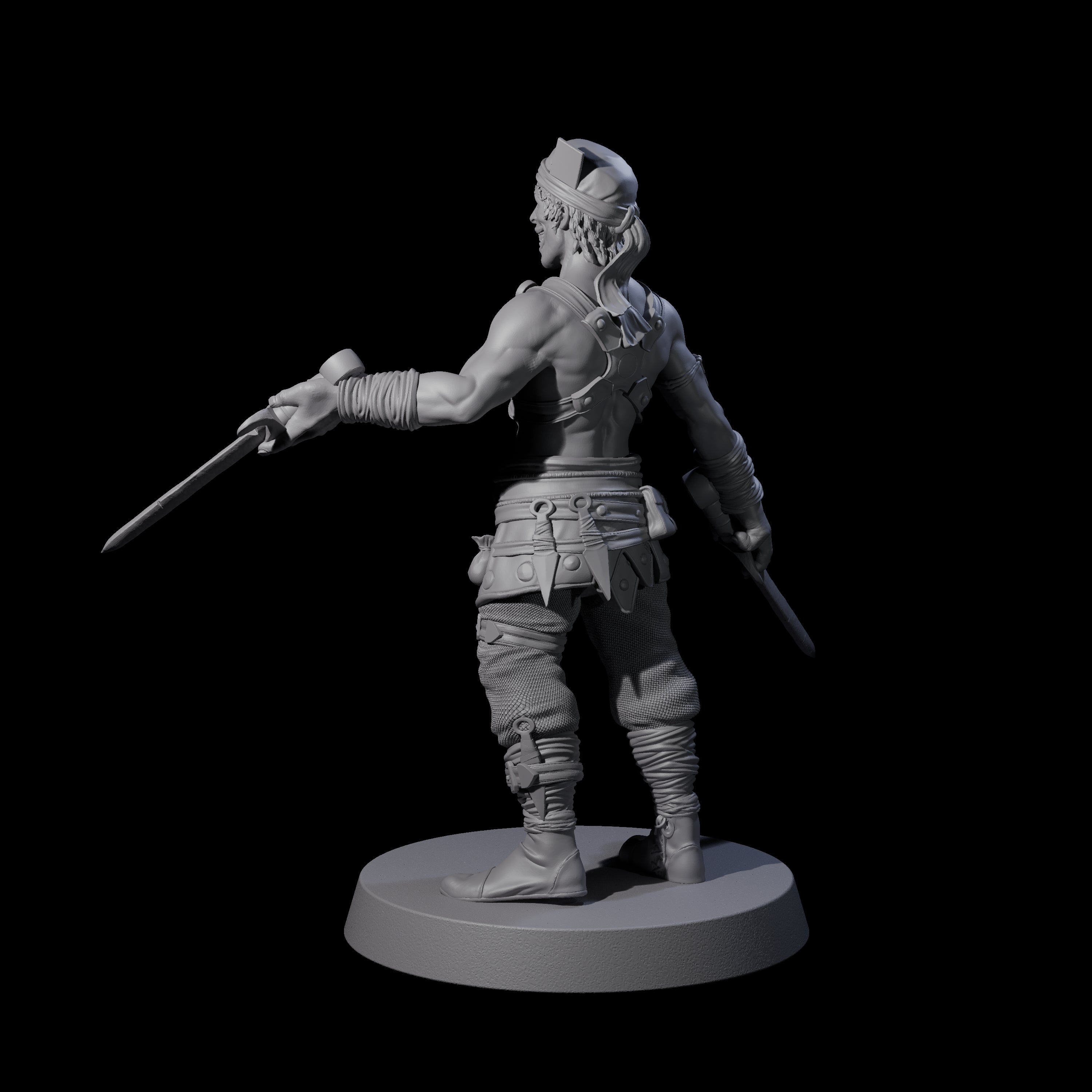 Toothy Bandit E Miniature for Dungeons and Dragons, Pathfinder or other TTRPGs