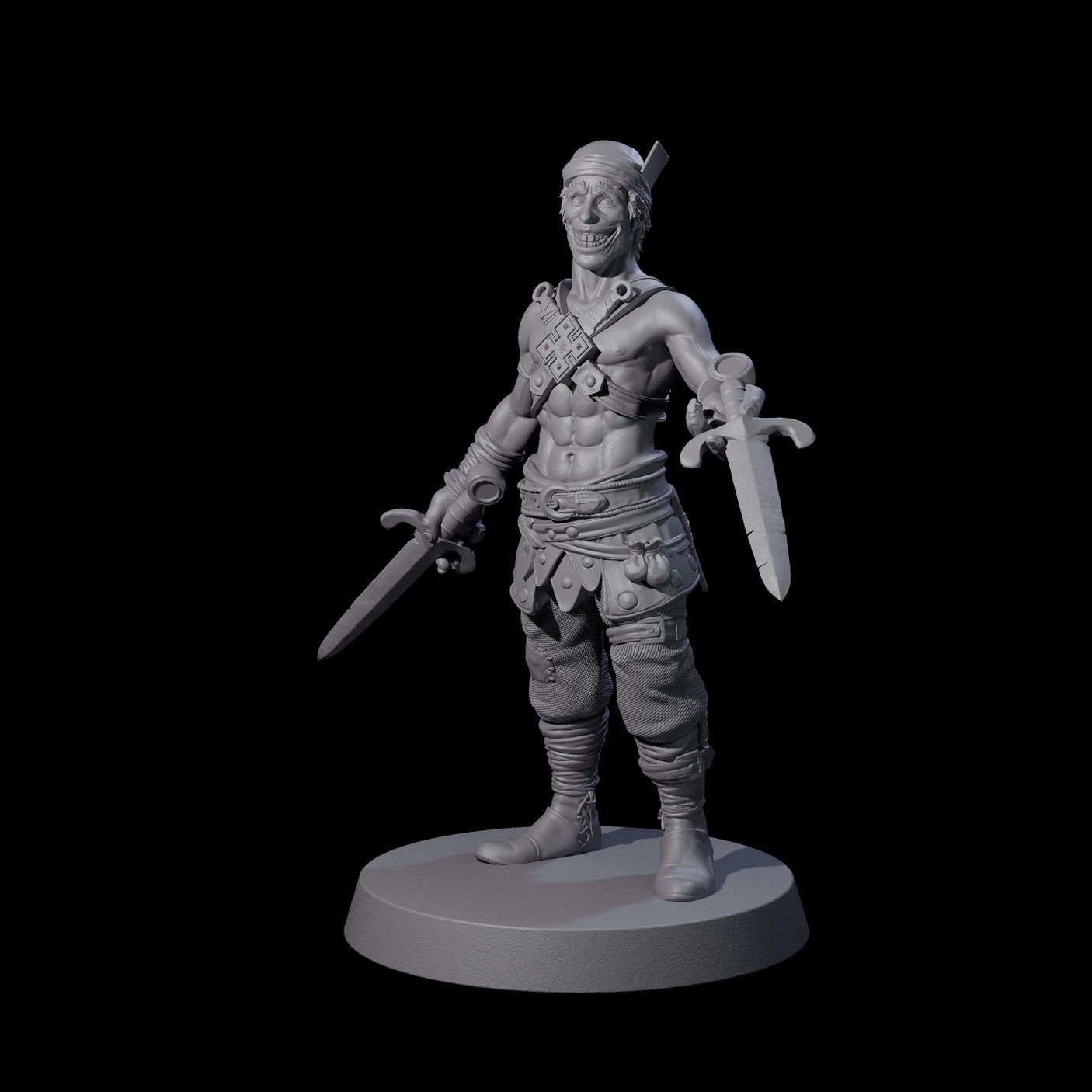 Toothy Bandit E Miniature for Dungeons and Dragons, Pathfinder or other TTRPGs