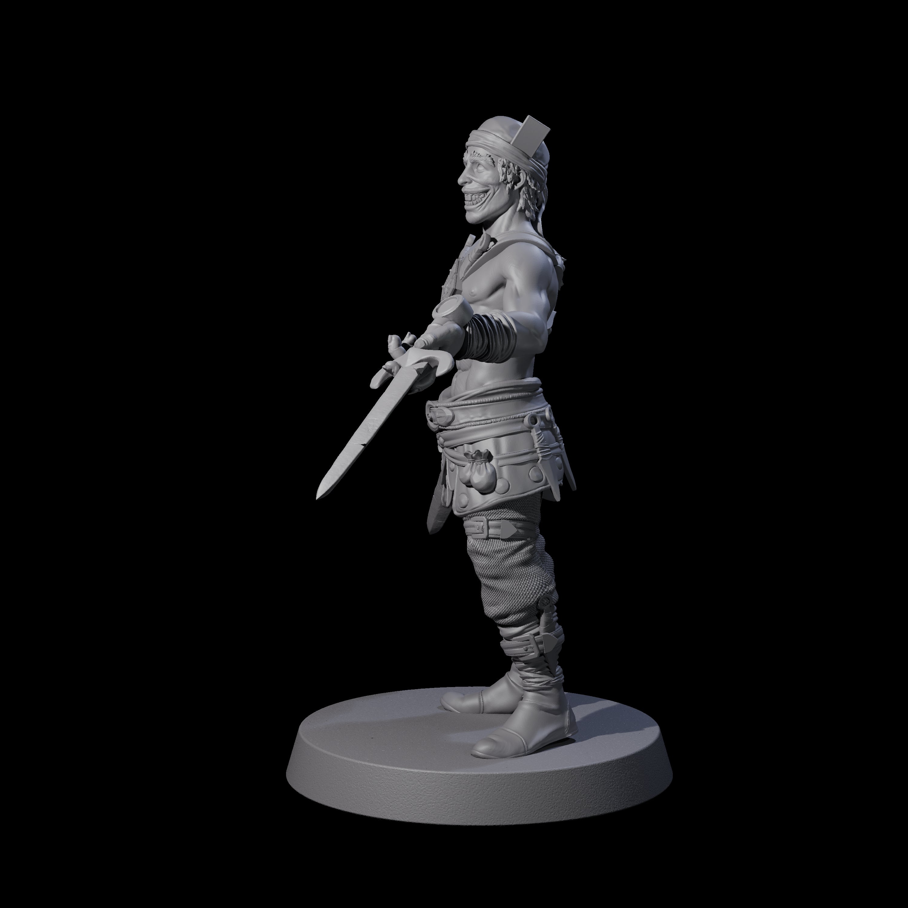 Toothy Bandit E Miniature for Dungeons and Dragons, Pathfinder or other TTRPGs