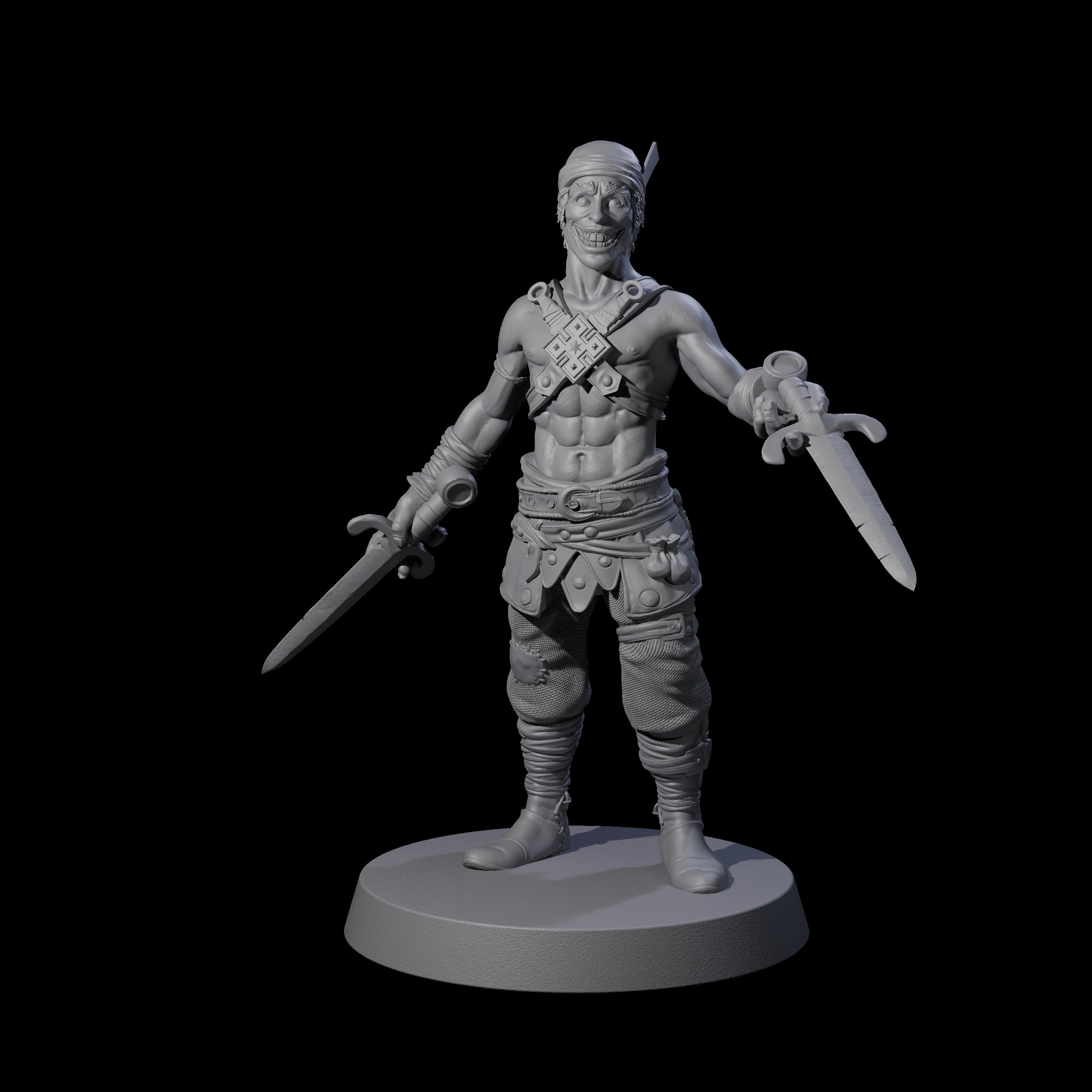 Toothy Bandit E Miniature for Dungeons and Dragons, Pathfinder or other TTRPGs