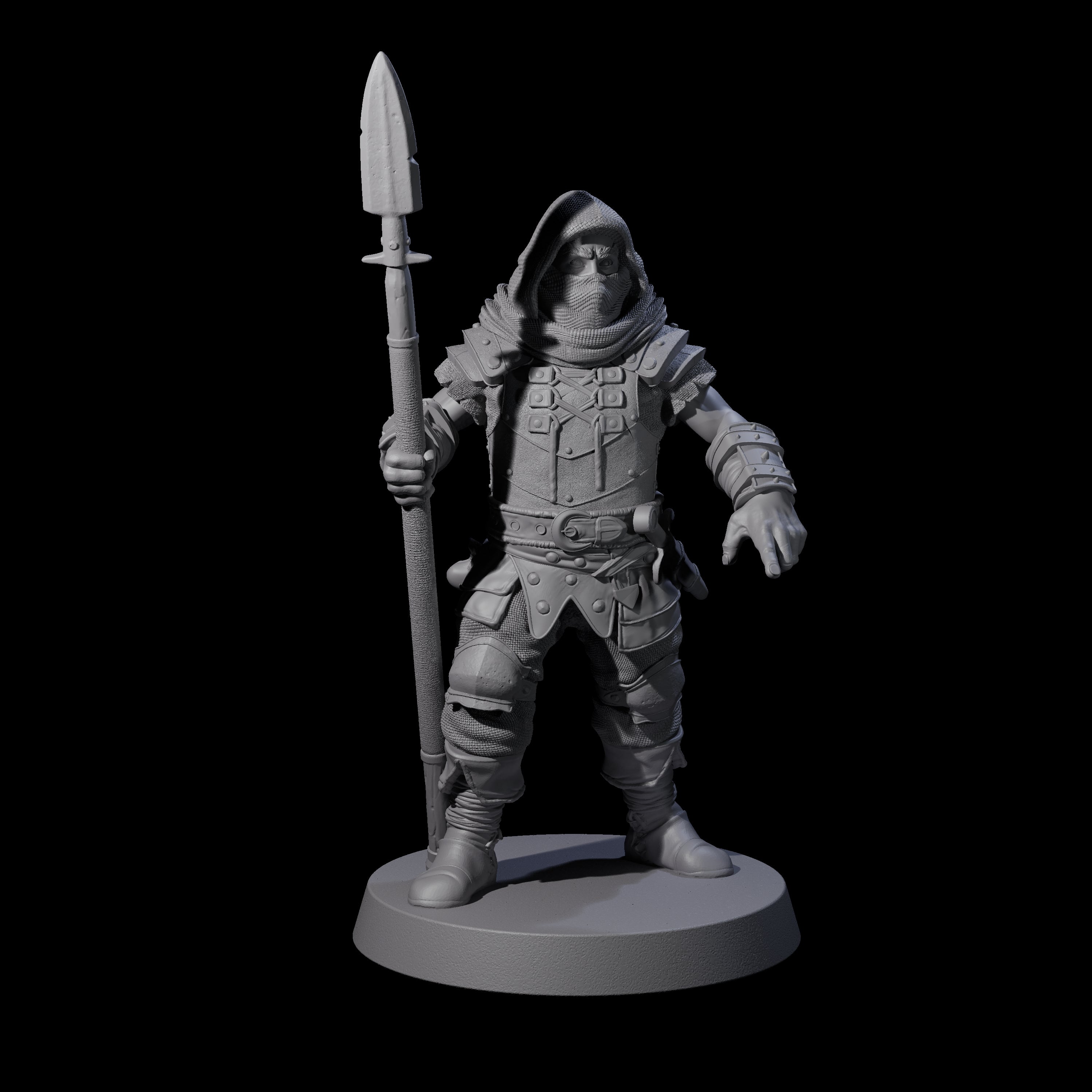 Toothy Bandit F Miniature for Dungeons and Dragons, Pathfinder or other TTRPGs